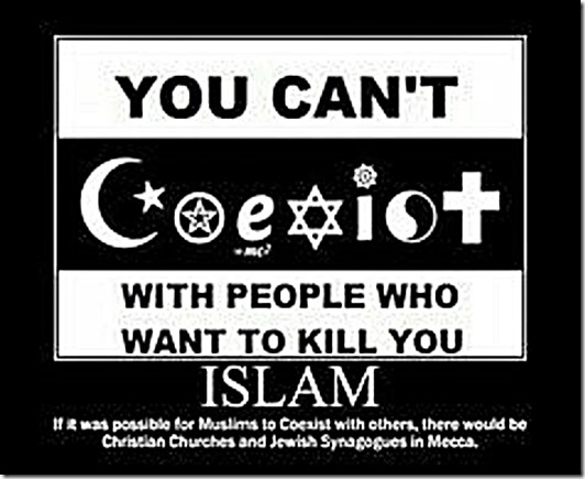 No Coexistence with Islam killing U